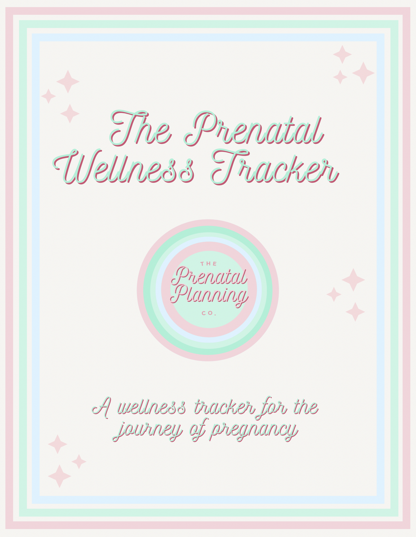 Prenatal Wellness Tracker with Logo (Digital Download)