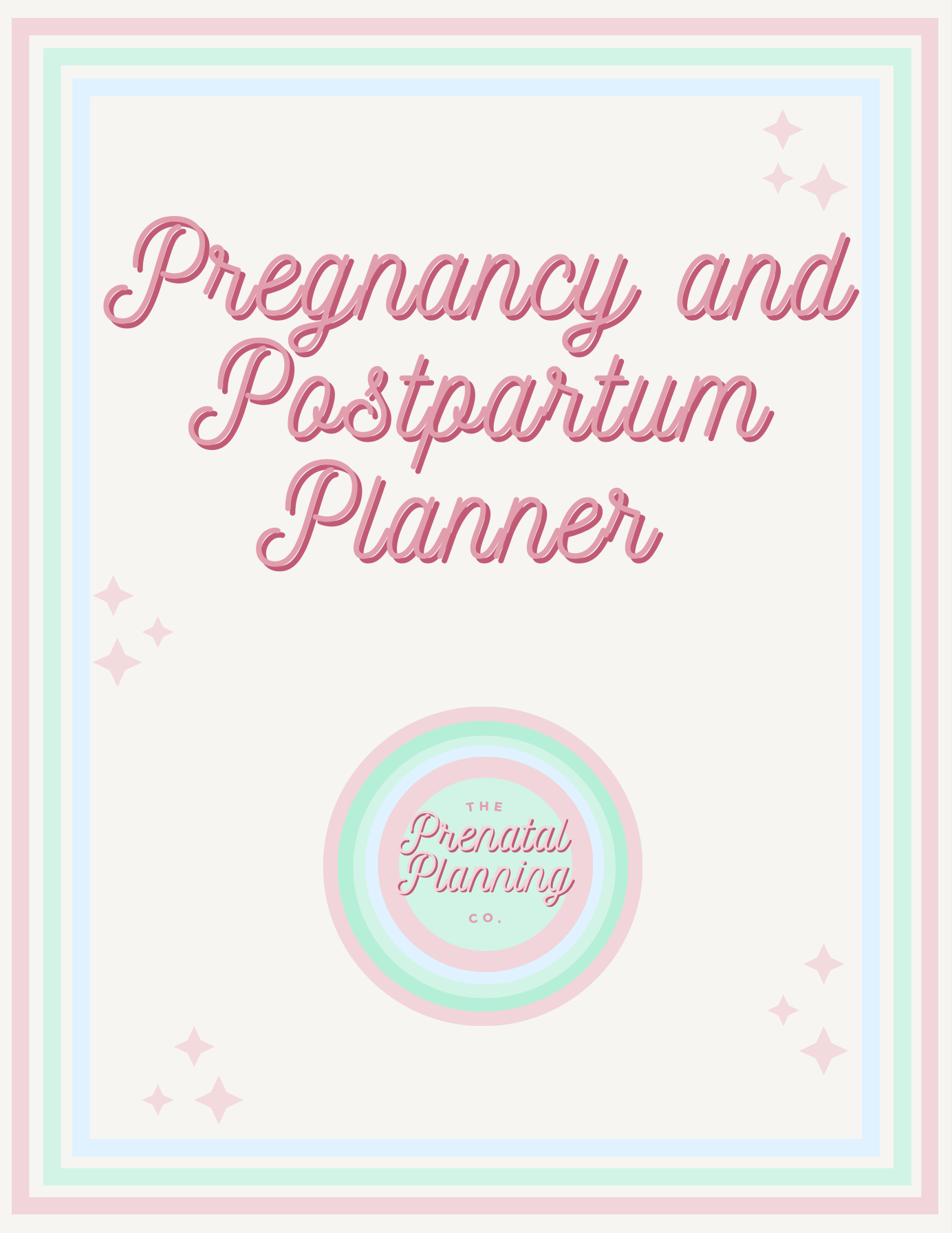 Prenatal Planner with Logo (Digital Download)